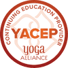 Logo for YACEP, the Yoga Alliance Continuing Education Provider