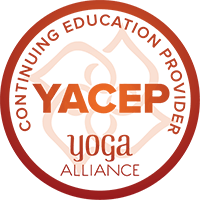 Logo for YACEP, the Yoga Alliance Continuing Education Provider