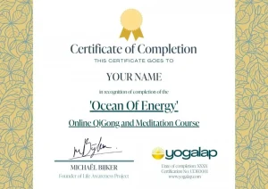 Receive a certification of completion